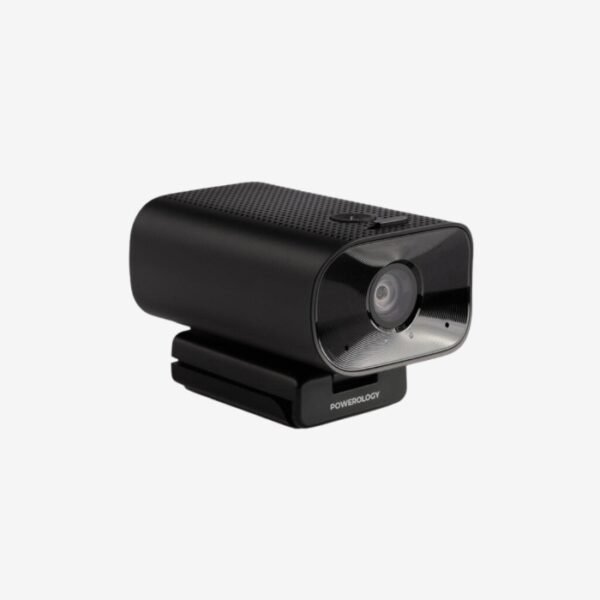 Powerology 1080p Web Cam with 5x Digital Zoom in-built Mic and Speaker- Black PCFRCMBK - Image 3