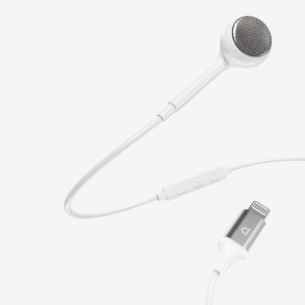Powerology Single Earphone with MFi Lightning Connector PSLEP