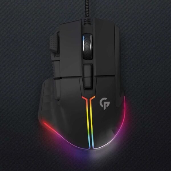 Porodo Gaming Mouse, 8D Wired with RGB Lighting Effects PDX316 - Image 5