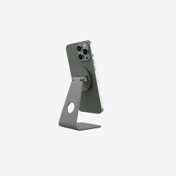 Powerology Phone Holder Aluminum MagSafe - Grey PMDPHA - Image 2