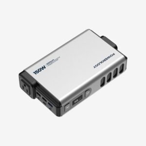 Powerology Mini Power Station with AC Output 150W 32000mAh PD 100W - Gray