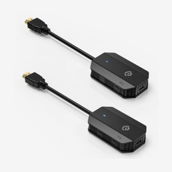 Powerology Wireless HDMI Mirroring Adaptor Pair with USB-C Cable Full HD 1080P - Black PHDMRA - Image 2