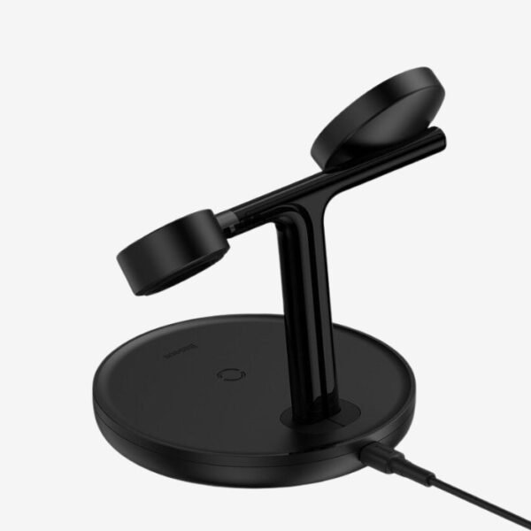 Baseus Swan 3-in-1 Wireless Magnetic Charging Bracket 20W - Black - Image 3