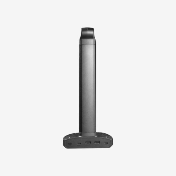 Porodo Gaming RGB Headphone Stand, Wireless Charging & USB-C Hub with Screen Lamp 5W PDX527 - Image 2