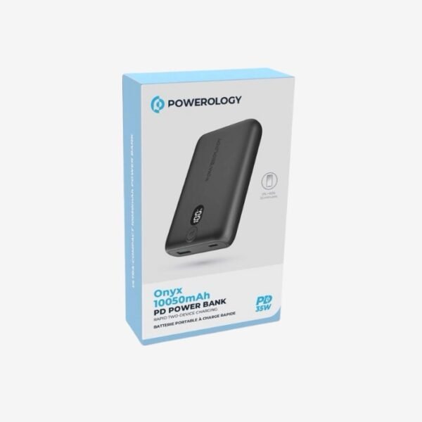 Powerology Onyx PD Power Bank 10050mAh PD 35W - Black PPBCHA18 - Image 3