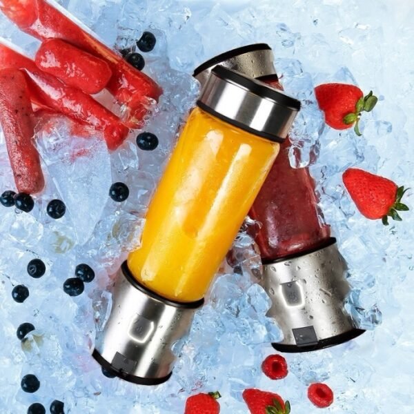 Powerology 6 Blades Portable and Rechargeable Juicer and Blender P6BPJ - Image 3
