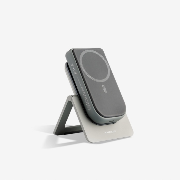 Powerology 10000mAh Magsafe Combo Powerbank with Charging Stand 20W PPBCHA21 - Image 2