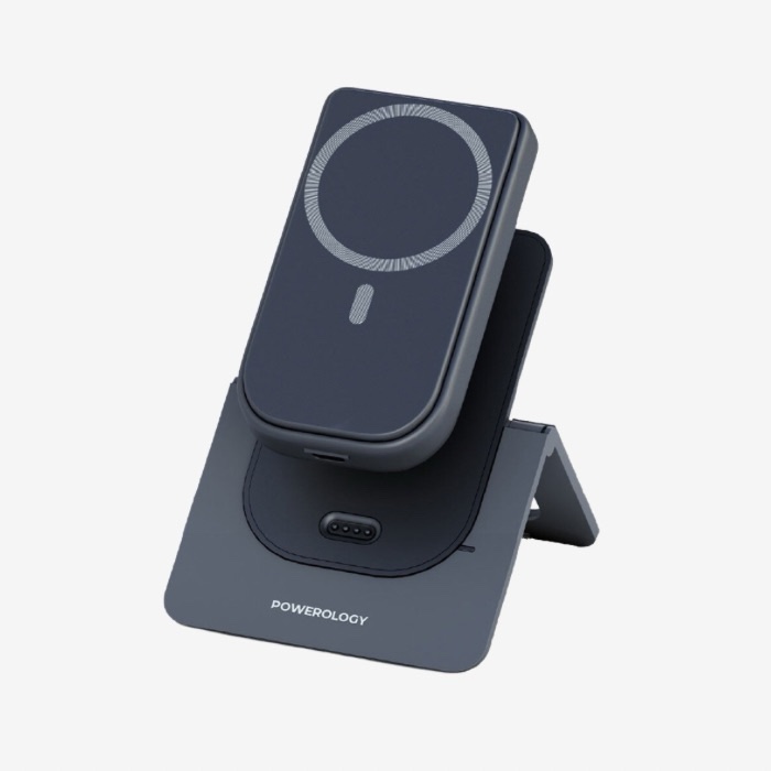 Powerology 10000mAh Magsafe Combo Powerbank with Charging Stand 20W PPBCHA21