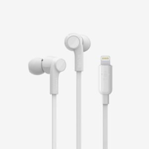 Belkin G3H0001btWHT RockStar In-Ear Lightning Headphones White