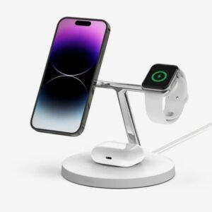 Belkin 3 In 1 15W Wireless Charging Stand White