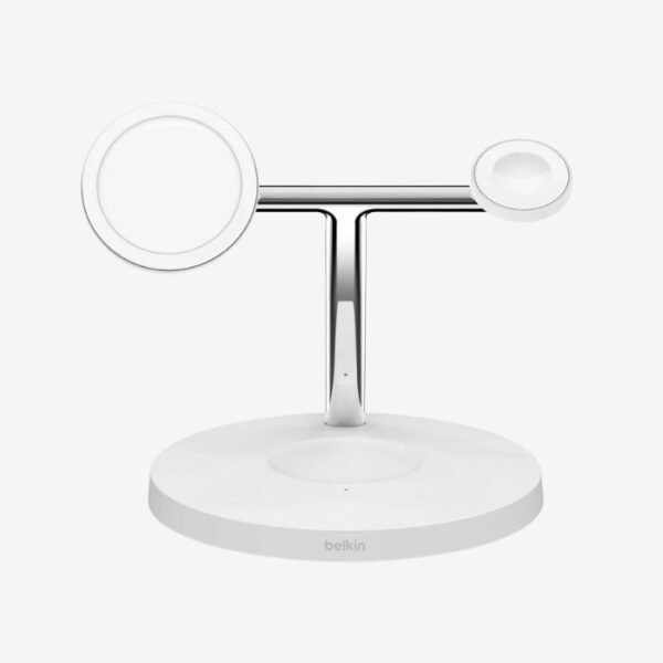 Belkin 3 In 1 15W Wireless Charging Stand White - Image 3