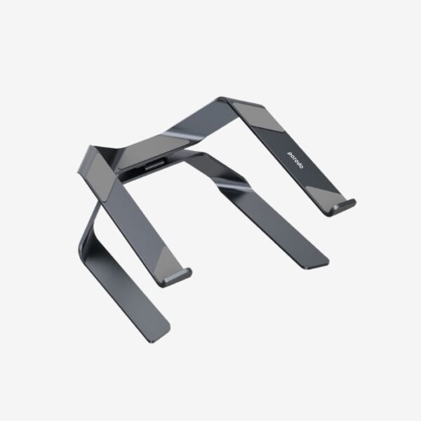 Porodo Alum. alloy 360% Rotatable and Adjustable Laptop Stand - Grey - Image 2