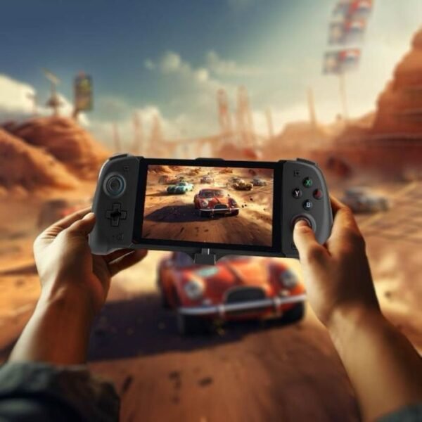 Porodo Gaming Switch Controller Gamepad Grip - Black PRX612 - Image 4