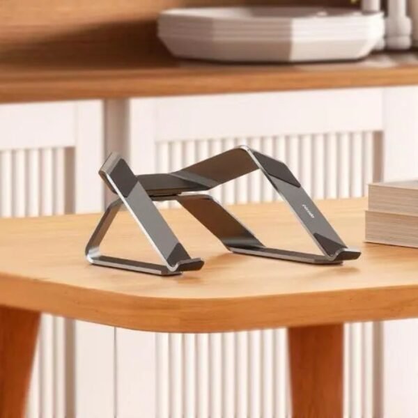 Porodo Alum. alloy 360% Rotatable and Adjustable Laptop Stand - Grey - Image 4