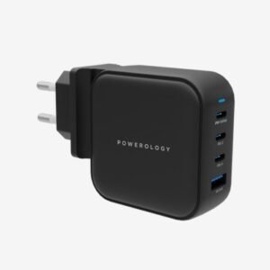 Powerology 3 Port PD +1QC3.0 GaN Wall Charger 100W PWCUQC006