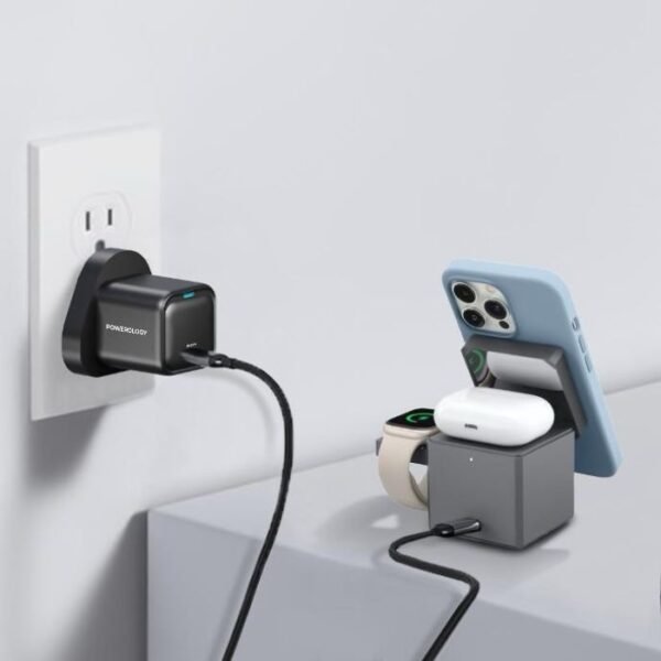 Powerology 20W Single C Port PD Charger UK - Black PWCUQC016 - Image 5