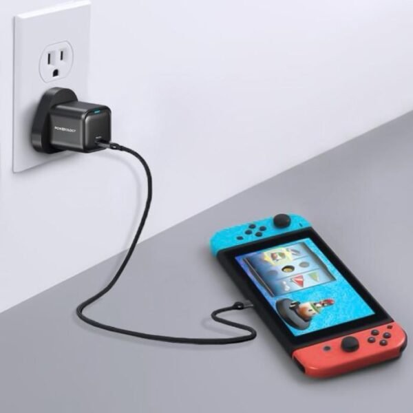 Powerology 20W Single C Port PD Charger UK - Black PWCUQC016 - Image 6