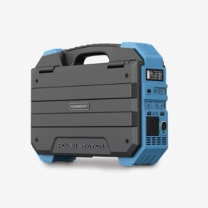 Powerology 600W Portable Power Generator Integrated Solar Panel PPBCHA30