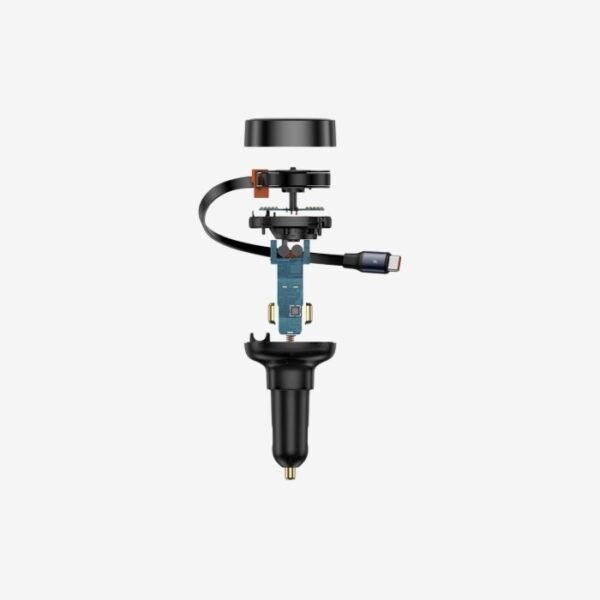 Baseus Enjoyment Pro Retractable USB-C Car Charger 60W - Image 4