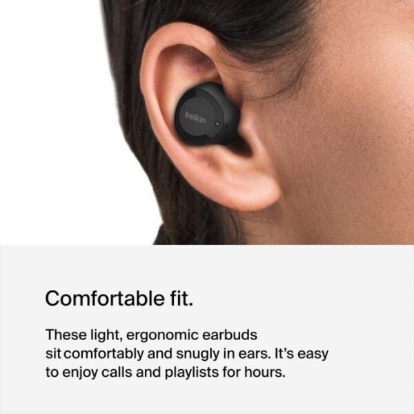 Belkin SoundForm Bolt True Wireless Earbuds Black BL-TWS-C009-BLK - Image 4