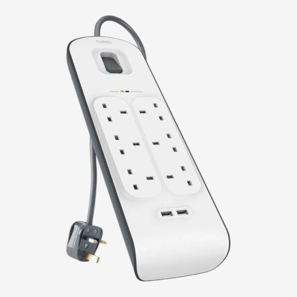 Belkin 6 Port Surge Plus Protector BL-SRG-6OT-2USBUL