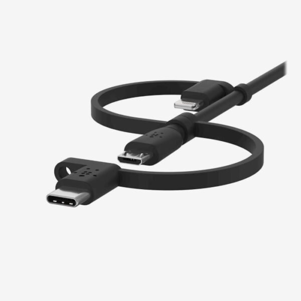 Belkin 3-in-1 Boost Charge Universal Cable 1m Black - Image 2