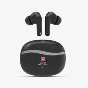 Swiss Military Victor 4 Active NC ENC Wireless Earbuds Black SM-VICTOR-4ANC-ENC-BLK