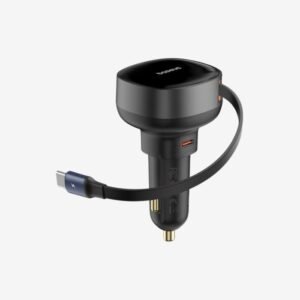 Baseus Enjoyment Pro Retractable USB-C Car Charger 60W