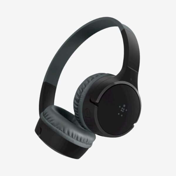 Belkin SOUNDFORM Mini Black Wireless On-Ear Headphones for Kids