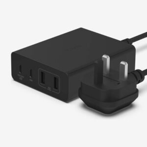 Belkin Boost Charge Pro 108W 4-Ports Gan Charger - Black