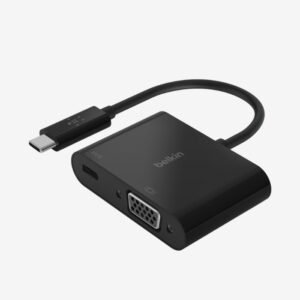 Belkin USB-C to VGA + Charge Adapter Black