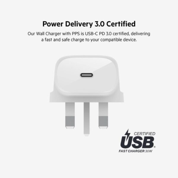 Belkin 30W USB C wall charger with PPS - Image 5