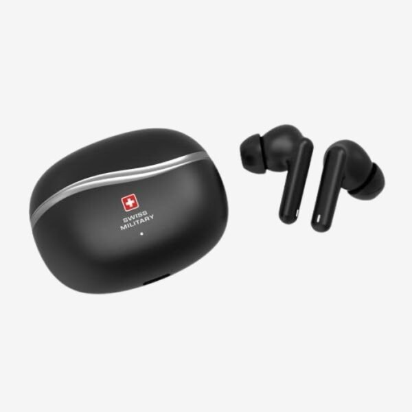 Swiss Military Victor 4 Active NC ENC Wireless Earbuds Black SM-VICTOR-4ANC-ENC-BLK - Image 3