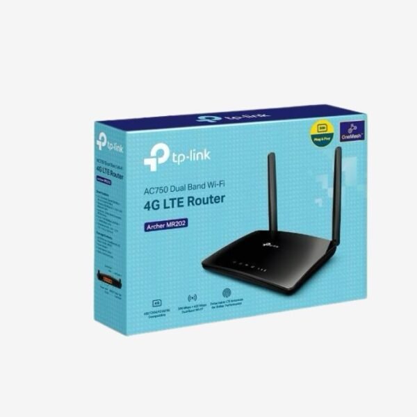 TP LINK ARCHER MR202
4G LTE ROUTER DUAL BAND - Image 4