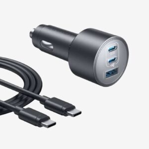 ANKER NANO CAR CHARGER 167.5W 3 PORTS BLACK B2737HA1