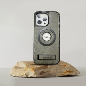 Magnetic with leather case
IPhone 14 Pro Max - Gray /Blue /Black