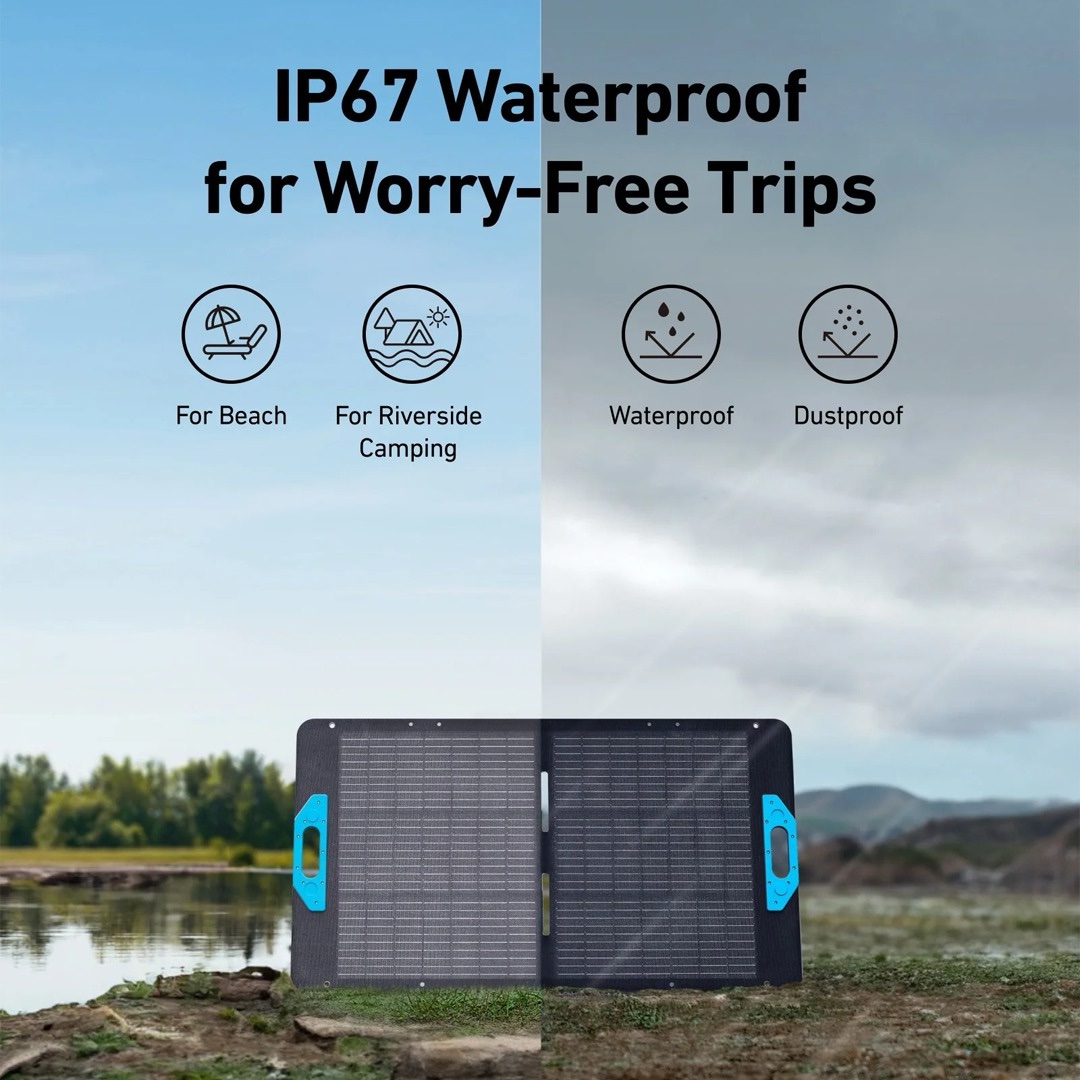 ANKER SOLIX PS100 PORTABLE SOLAR PANEL A24340A1 - Image 3