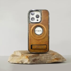 Magnetic with leather case
IPhone 16 Pro -Brown /Black / Blue /Gray