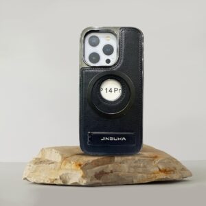 Magnetic with leather case
IPhone 14 Pro  - Black /Brown