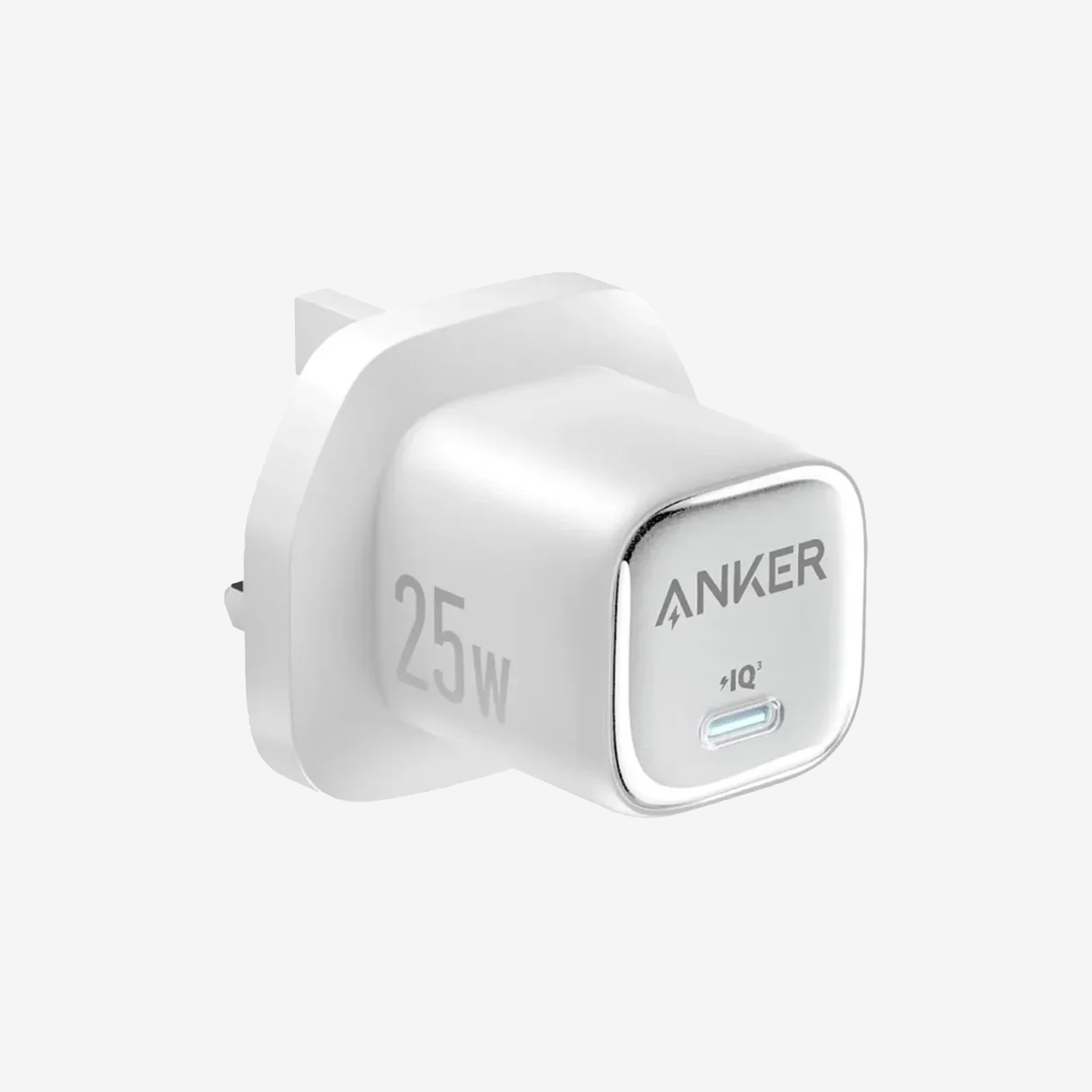 ANKER 25W COMPACT CHARGER WITH USB C TO USB C CABLE WHITE B2656K21