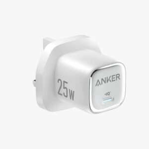 ANKER 25W USB C FOLDABLE PPS CHARGER WHITE A2656K21