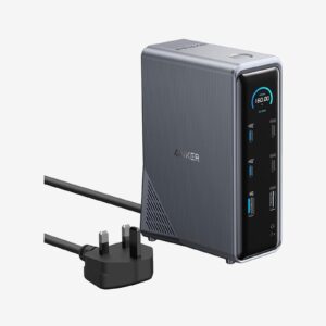 ANKER PRIME CHARGING DOCKING STATION 14-IN 1 DUAL DISPLAY 160W GRAY A83B62A1
