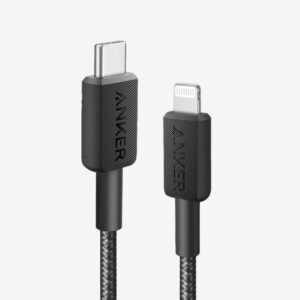 ANKER 322 USB C TO LIGHTNING CABLE BRAIDED 6F BLACK A81B6H11