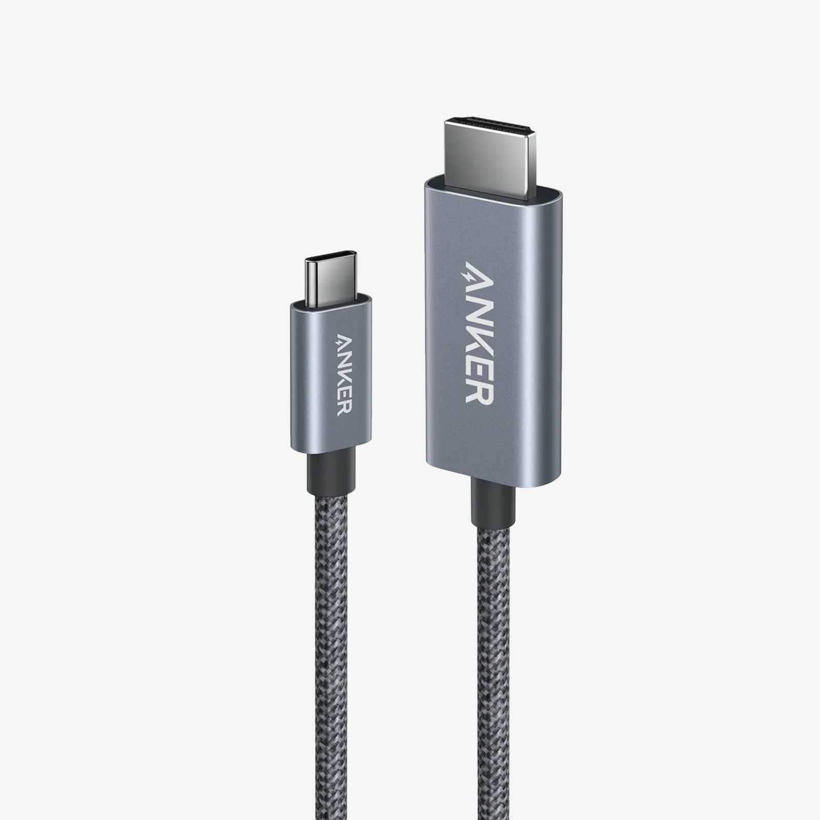 ANKER NANO USB-C TO HDMI BRAIDED CABLE 6FT BLACK A87E0H12