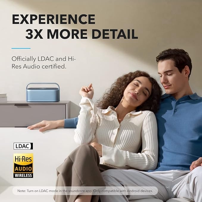 ANKER SOUNDCORE MOTION X600 SPEAKER BLUE A3130031 - Image 2