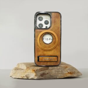 Magnetic with leather case
IPhone 15 Pro -Brown /Black / Blue /Gray