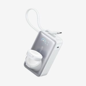 ANKER MAGGO 10K 35W USB C 5W WIRELESS POWERBANK WHITE A1657H21