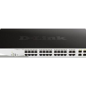 D-Link DGS 1210 28P Gigabit SFP Ports Web Smart 24 POE 10/100/1000 Ports