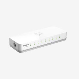 D-Link DES-1008C - Network Switch, Unmanaged, Fast Ethernet (10/100), White