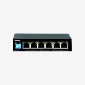 D-Link DES-F1006P 6-Port 10/100 Unmanaged Long Range